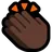 Clapping Hands: Dark Skin Tone