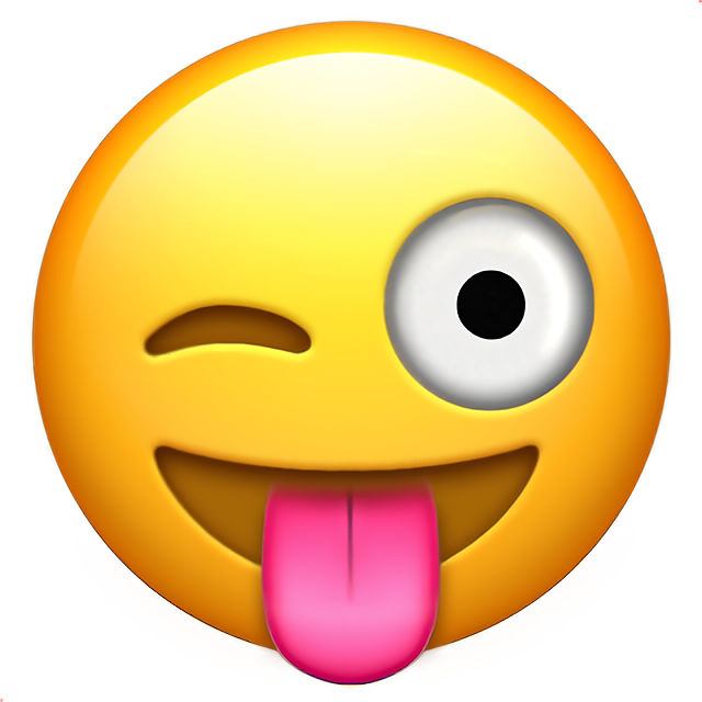 Emoji con la lingua fuori