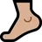 Foot: Medium-Light Skin Tone