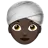 Woman Wearing Turban: Dark Skin Tone