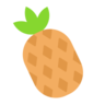 菠萝 Emoji 🍍 image - Microsoft Classic 2D style