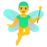 Man Fairy Emoji 🧚‍♂️ image - Google Noto Color style