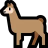 Llama Emoji 🦙 image - Microsoft Windows 10 Segoe UI Emoji style