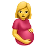 Emoji Terhes nő 🤰 image - Huawei Harmony OS style