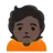 Person Frowning: Dark Skin Tone