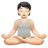  Person In Lotus Position: Light Skin...