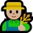 Man Farmer: Medium-Light Skin Tone
