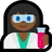 Woman Scientist: Medium-Dark Skin Tone