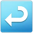 Right Arrow Curving Left