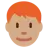 Man: Medium Skin Tone, Red Hair