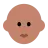 Woman: Medium Skin Tone, Bald