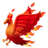 Phoenix Emoji 🐦‍🔥 image - Apple style