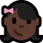 Girl: Dark Skin Tone