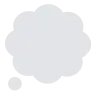 Thought Balloon Emoji 💭 image - Tossface style