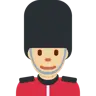 Man Guard: Medium-Light Skin Tone Emoji 💂🏼‍♂️ image - Twitter / X (Twemoji) style