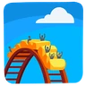 Achterbahn Emoji 🎢 image - Facebook Messenger (2016) style