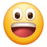 Emoji Vigyorgó arc 😀 image - Huawei Harmony OS style