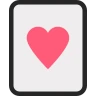 Spielkarte Herzass 🂱 image - EmojiTwo style