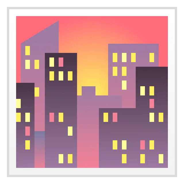 Cityscape At Dusk