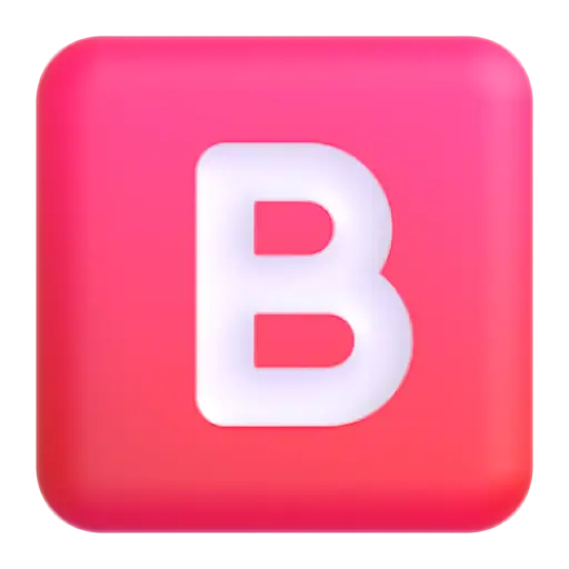 负平方拉丁大写字母B