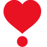 Emoji Nehéz szív felkiáltójel dísz dísz ❣ image - Skype style