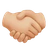 Handshake: Medium-Light Skin Tone