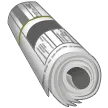 Rolled-Up Newspaper