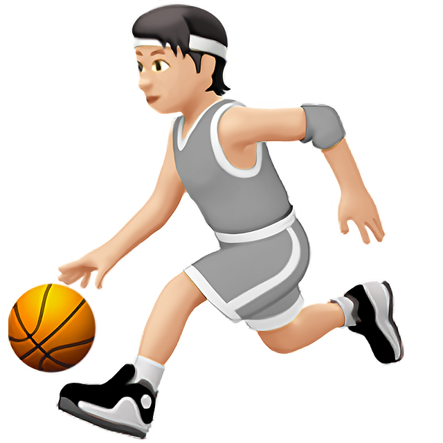 Person Bouncing Ball: Light Skin Tone