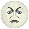 Księżyc w pełni z twarzą Emoji 🌝 image - Emojidex style