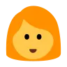 Mulher Emoji 👩 image - Tossface style