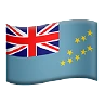 Flag: Tuvalu Emoji 🇹🇻 image - Apple style