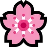 Cherry Blossom Emoji 🌸 image - Microsoft Windows 10 Segoe UI Emoji style
