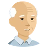 Old Man: Medium-Light Skin Tone Emoji 👴🏼 image - Facebook Messenger (2016) style