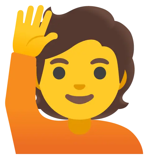 Person Raising Hand