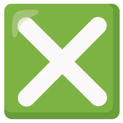 Cross Mark Button