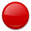 Gran circulo rojo