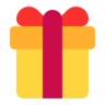Emoji Becsomagolt ajándék 🎁 image - Microsoft Classic 2D style
