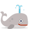 喷出鲸鱼 Emoji 🐳 image - Skype style