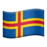 Flag: Åland Islands Emoji 🇦🇽 image - Apple style