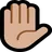 Raised Hand: Medium-Light Skin Tone