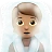 Person In Steamy Room: Medium Skin Tone