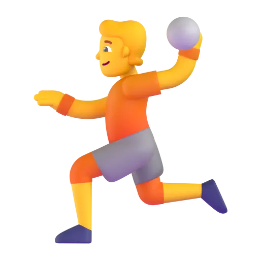 Person Playing Handball