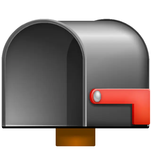 Open Mailbox With Lowered Flag