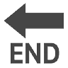 End Arrow Emoji 🔚 image - Apple style