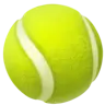 Emoji Racchetta da tennis e palla 🎾 image - Apple style