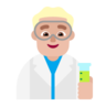 Man Scientist: Medium-Light Skin Tone Emoji 👨🏼‍🔬 image - Microsoft Classic 2D style