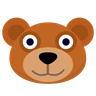 熊脸 Emoji 🐻 image - Skype style