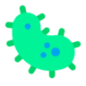 Mikrob Emoji 🦠 image - Microsoft Classic 2D style