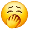 Yawning Face Emoji 🥱 image - Samsung style