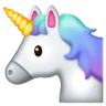Emoji Egyszarvú arc 🦄 image - Samsung style